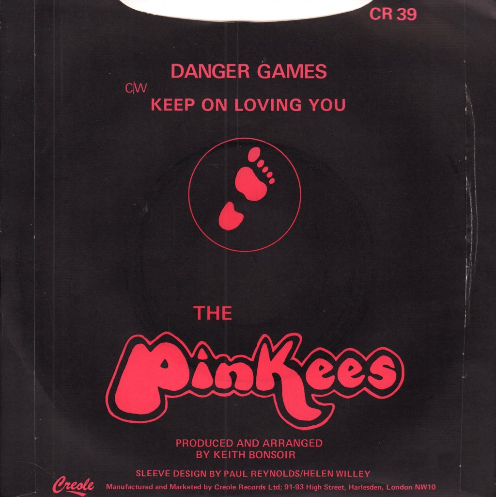 Pinkees - Danger Games - 7 Inch