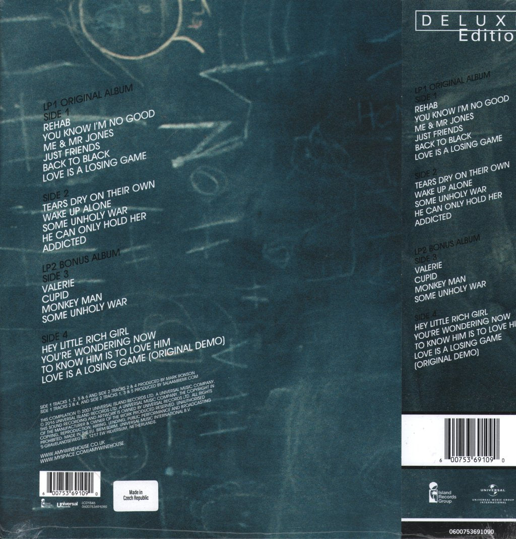 Amy Winehouse - Back To Black (Deluxe Edition) - Double Lp