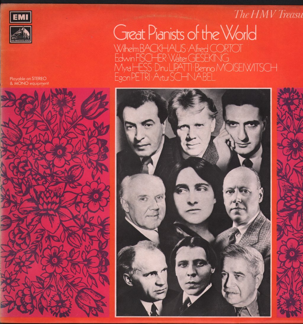 Various Artists - Great Pianists Of The World - Lp