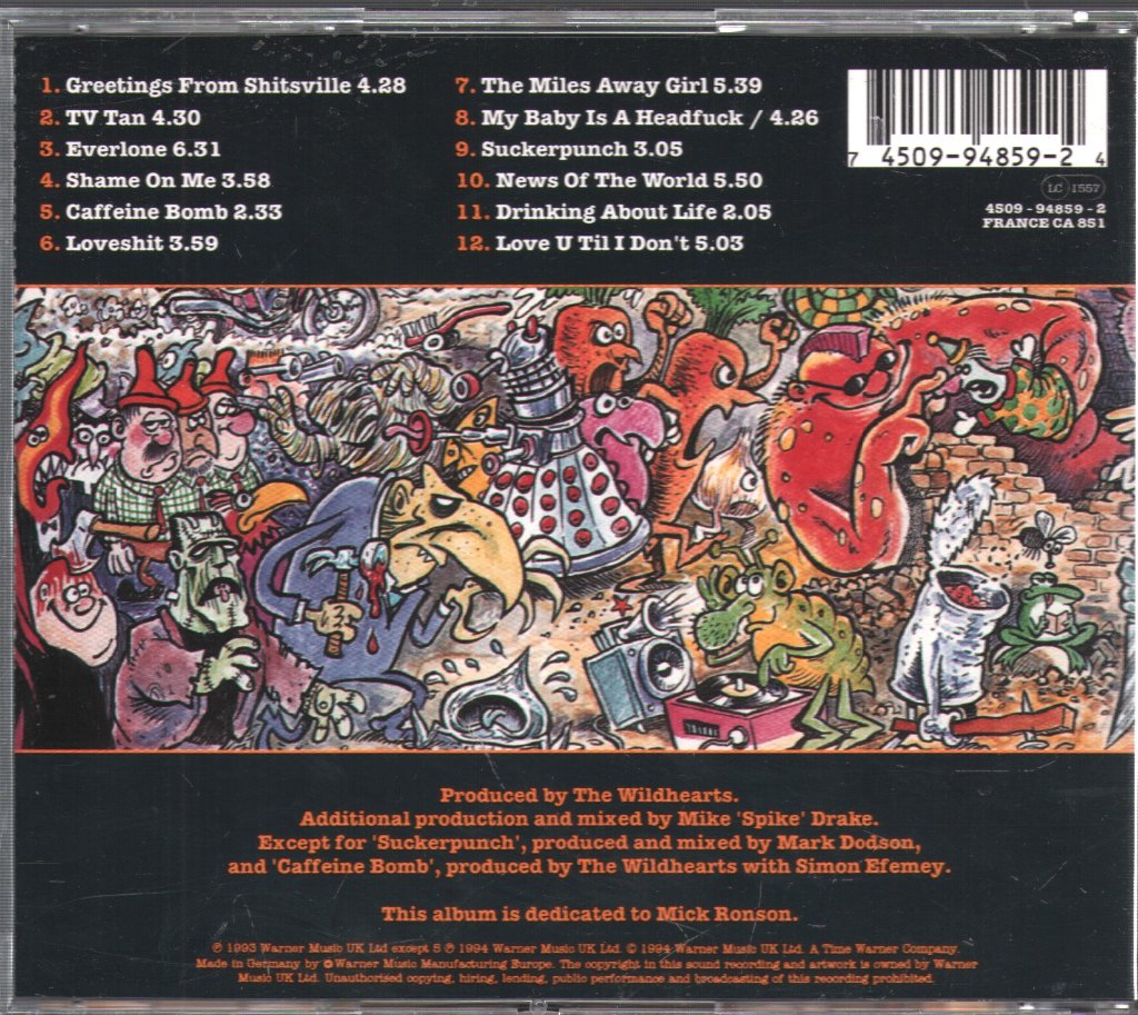 Wildhearts - Earth Vs The Wildhearts - Cd