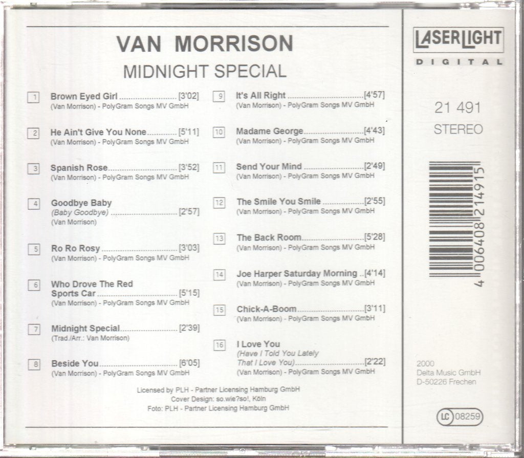 Van Morrison - Midnight Special - Cd
