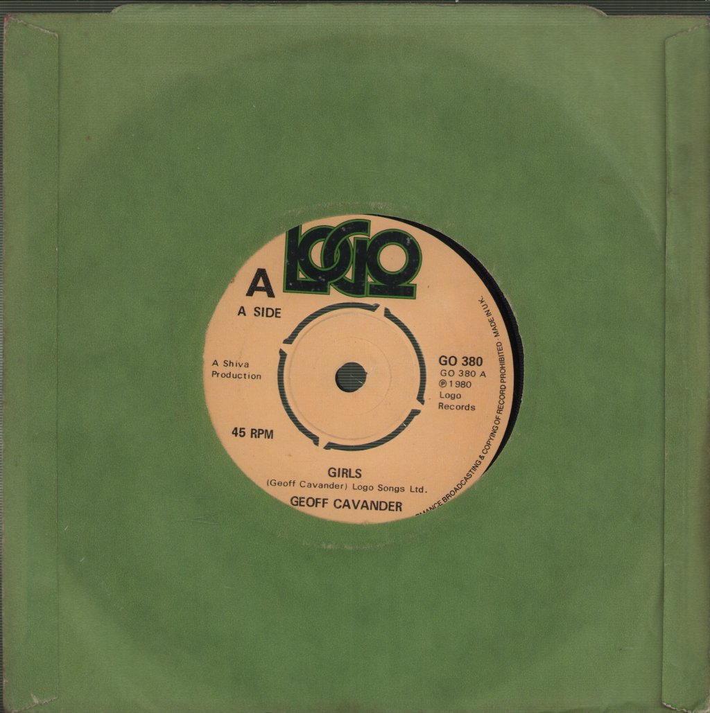 Geoff Cavander - Girls - 7 Inch