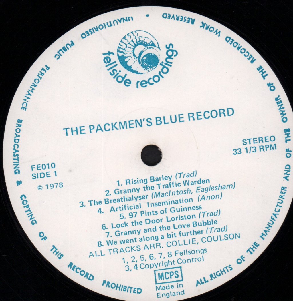 Packmen - Packmen's Blue Record - Lp