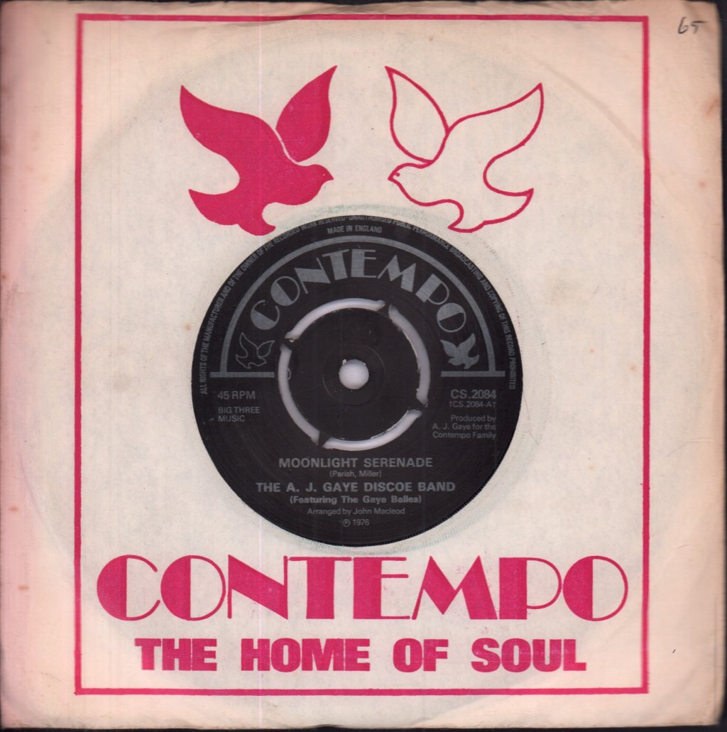 A.j. Gaye Discoe Band - Moonlight Serenade - 7 Inch