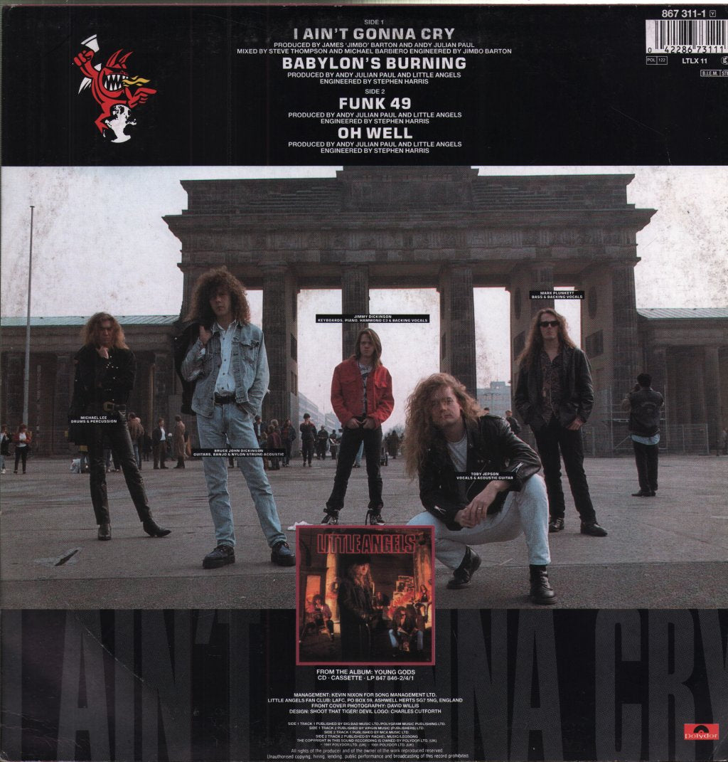 Little Angels - I Ain't Gonna Cry - 12 Inch