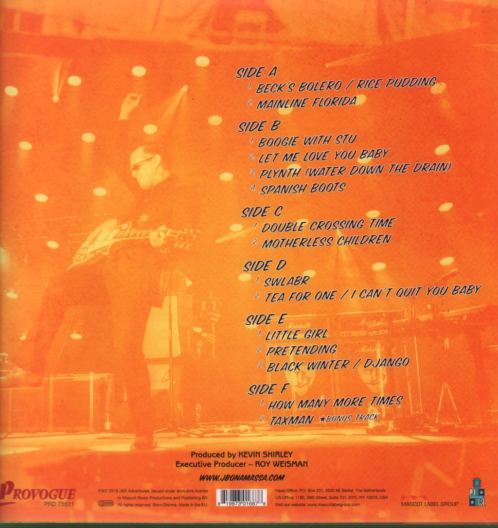Joe Bonamassa - British Blues Explosion Live - Triple Lp