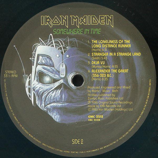 Iron Maiden - Somewhere In Time - Lp