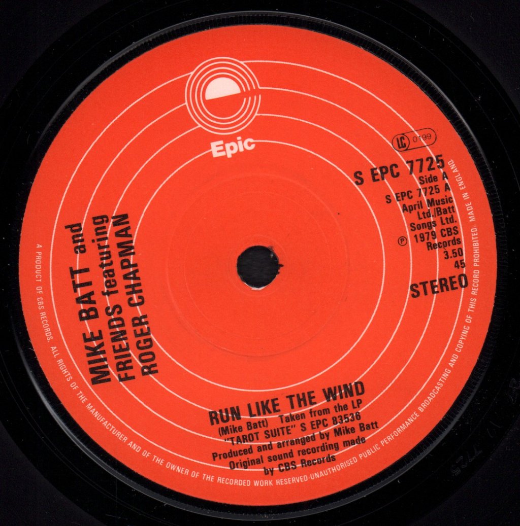 Mike Batt And Friends - Run Like The Wind - 7 Inch