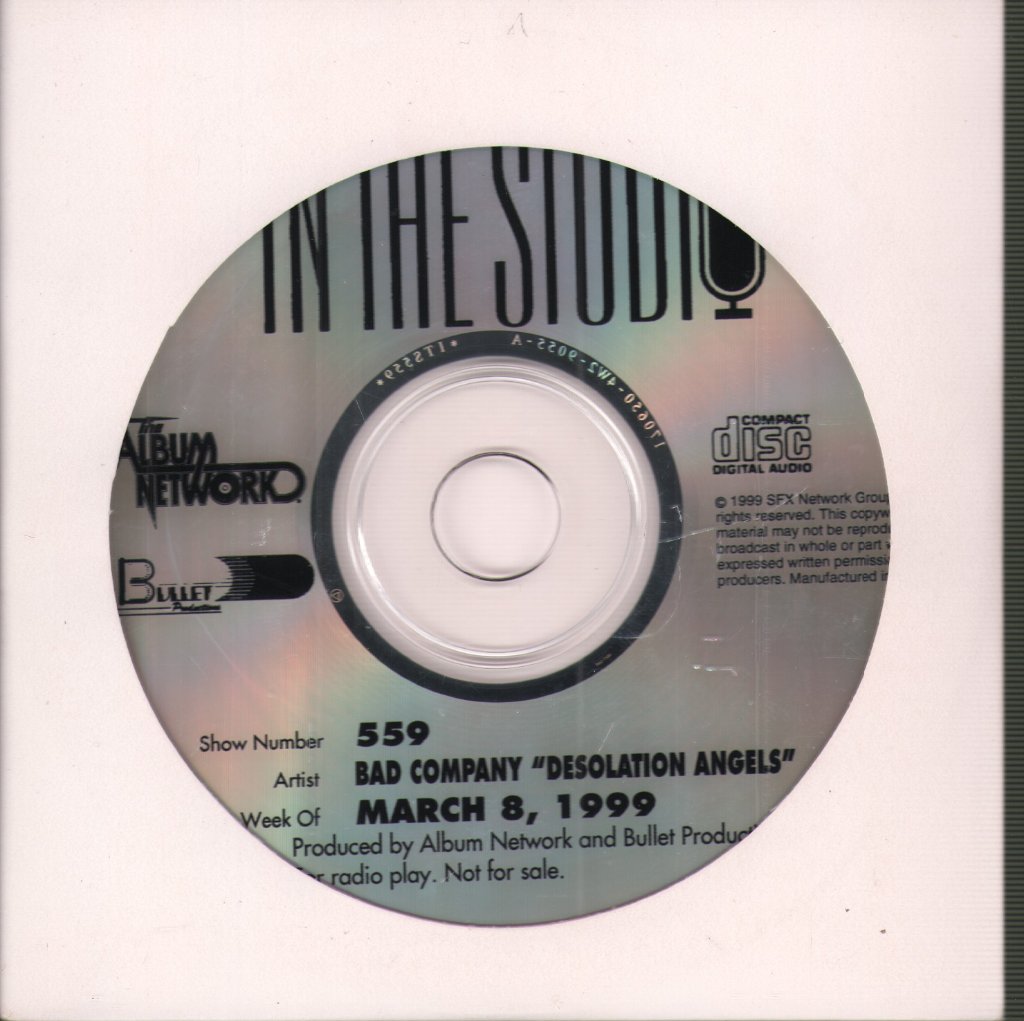 Bad Company - In The Studio - Desolation Angels - Cd