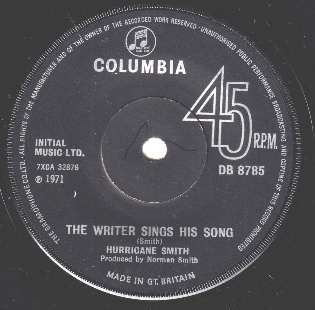 Hurricane Smith - Don't Let It Die - 7 Inch