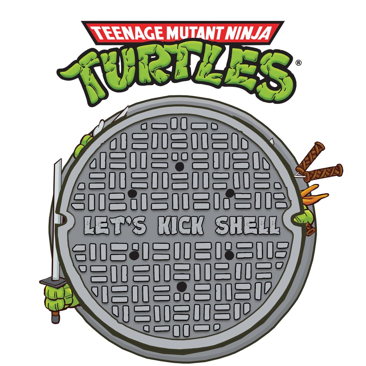 Teenage Mutant Ninja Turtles - Lets Kick Shell - 12 Inch
