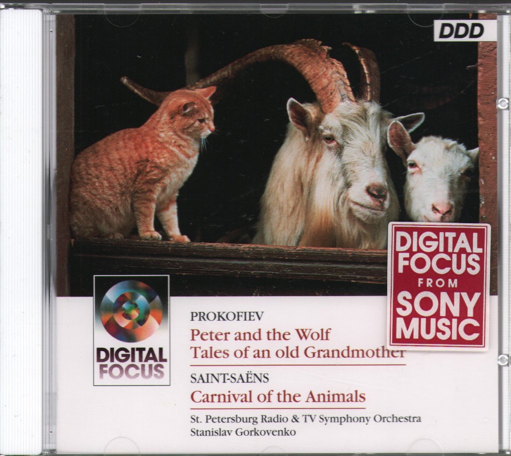 Sergei Prokofiev - Pierre Et Le Loup / Les Contes De La Vieille Grand-Mère / Le Carnaval Des Animaux - Cd