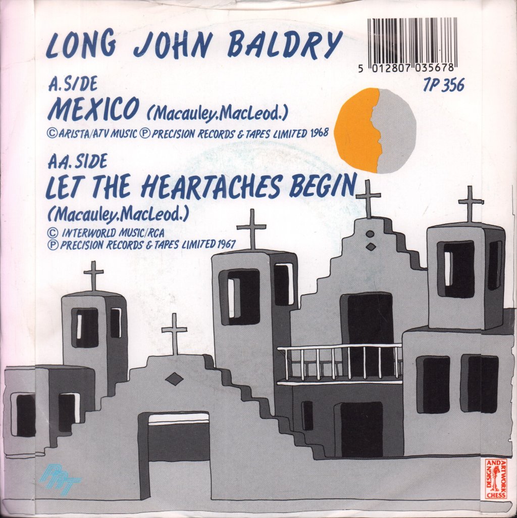 Long John Baldry - Mexico - 7 Inch
