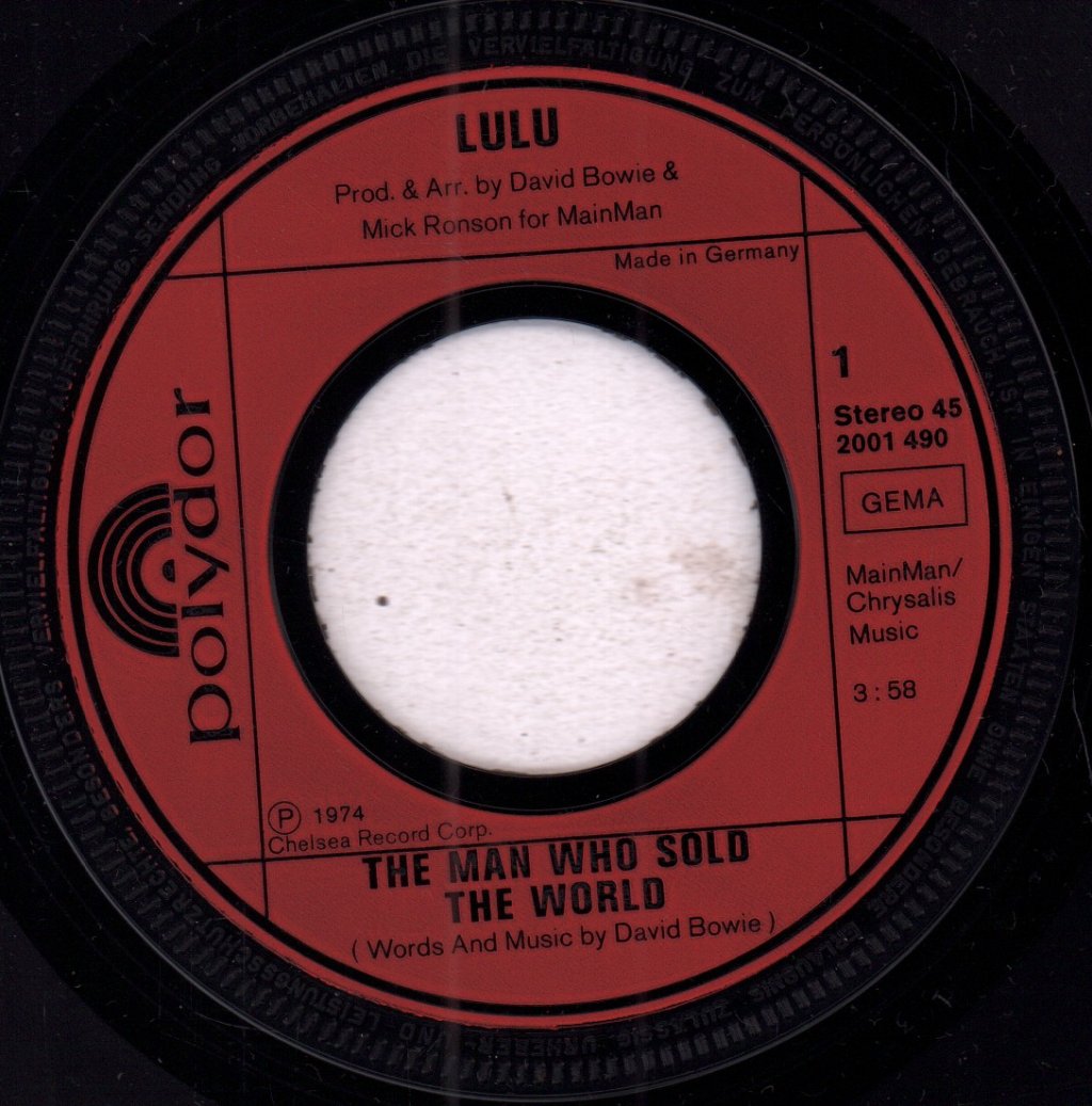 Lulu - Man Who Sold The World - 7 Inch