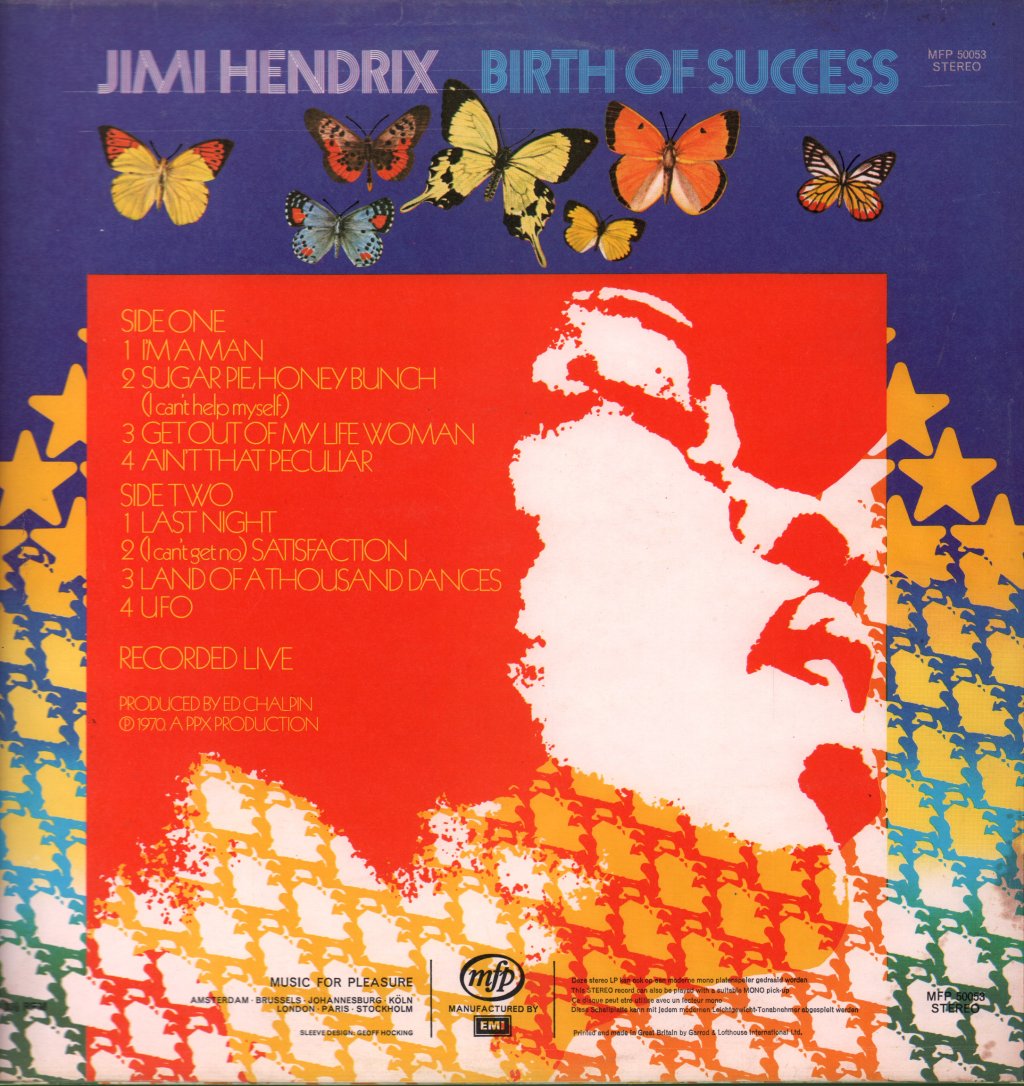 Jimi Hendrix - Birth Of Success - Lp