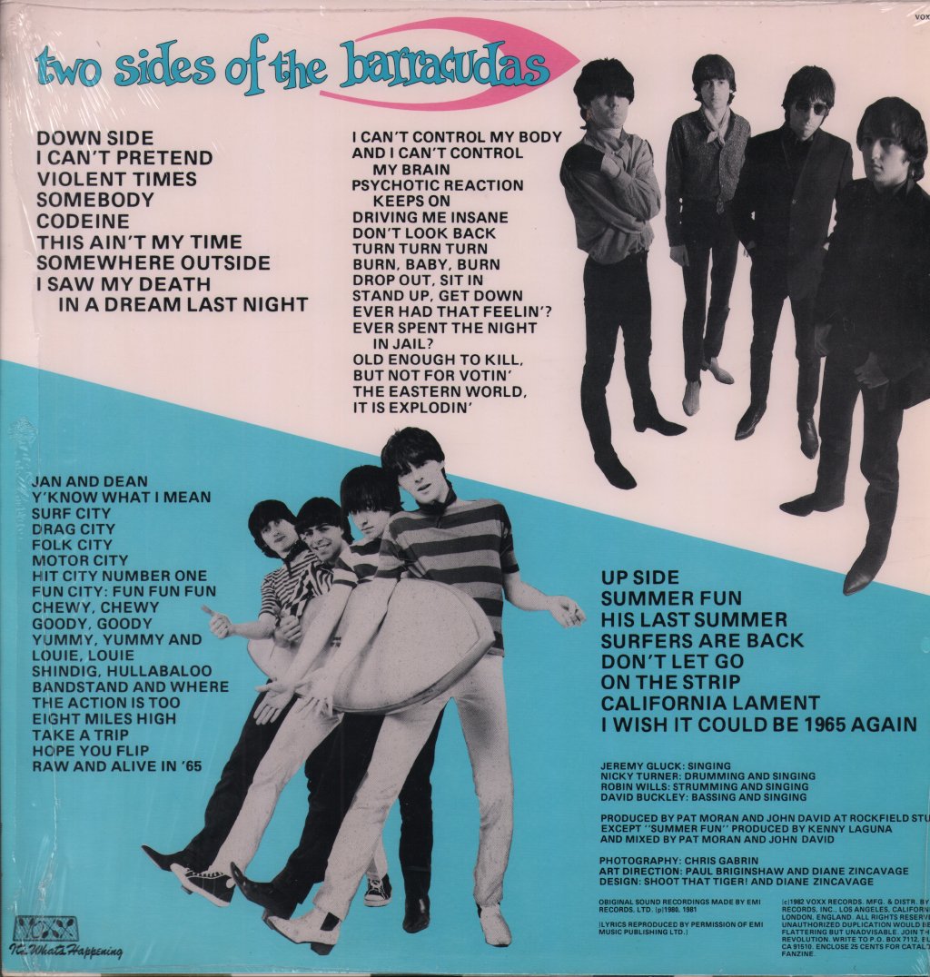 Barracudas - Drop Out With The Barracudas - Lp