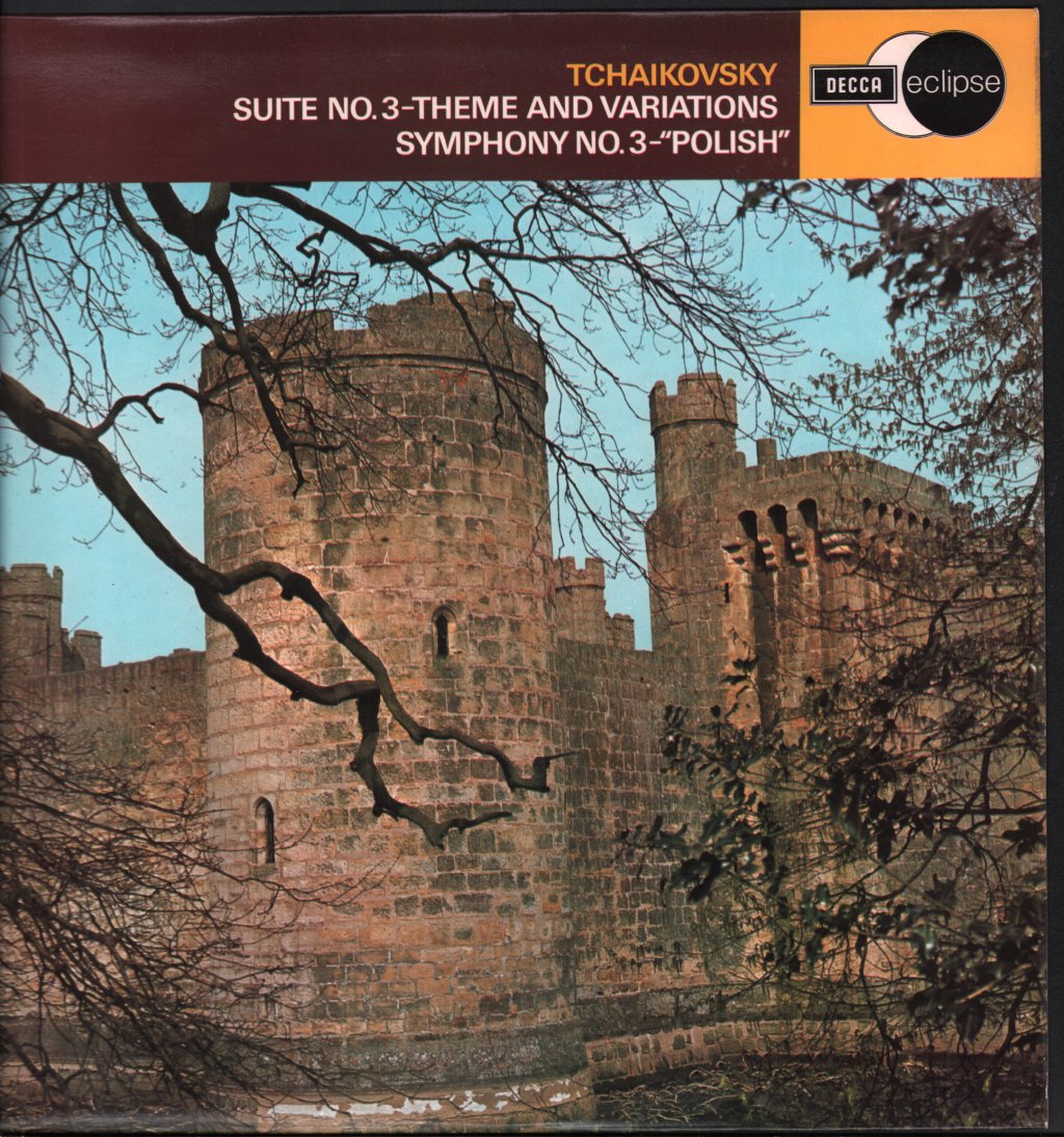 Sir Adrian Boult / London Philharmonic - Tchaikovsky - Suite No.3 - Theme And Variations / Symphony No.3 - "Polish" - Lp