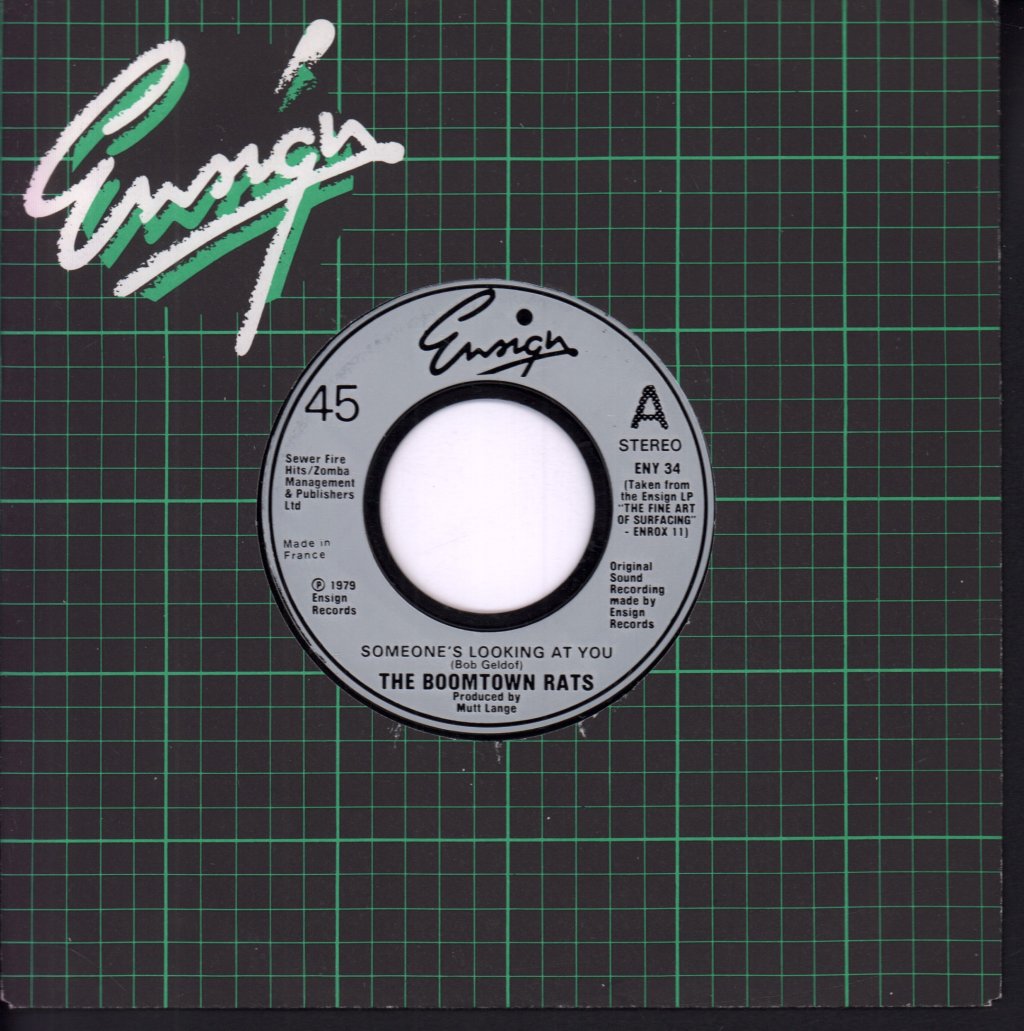 Boomtown Rats - Someone's Looking At You - 7 Inch