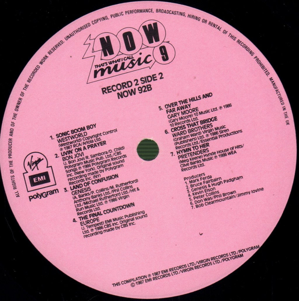 Various Artists - Now That's What I Call Music 9 - Double Lp