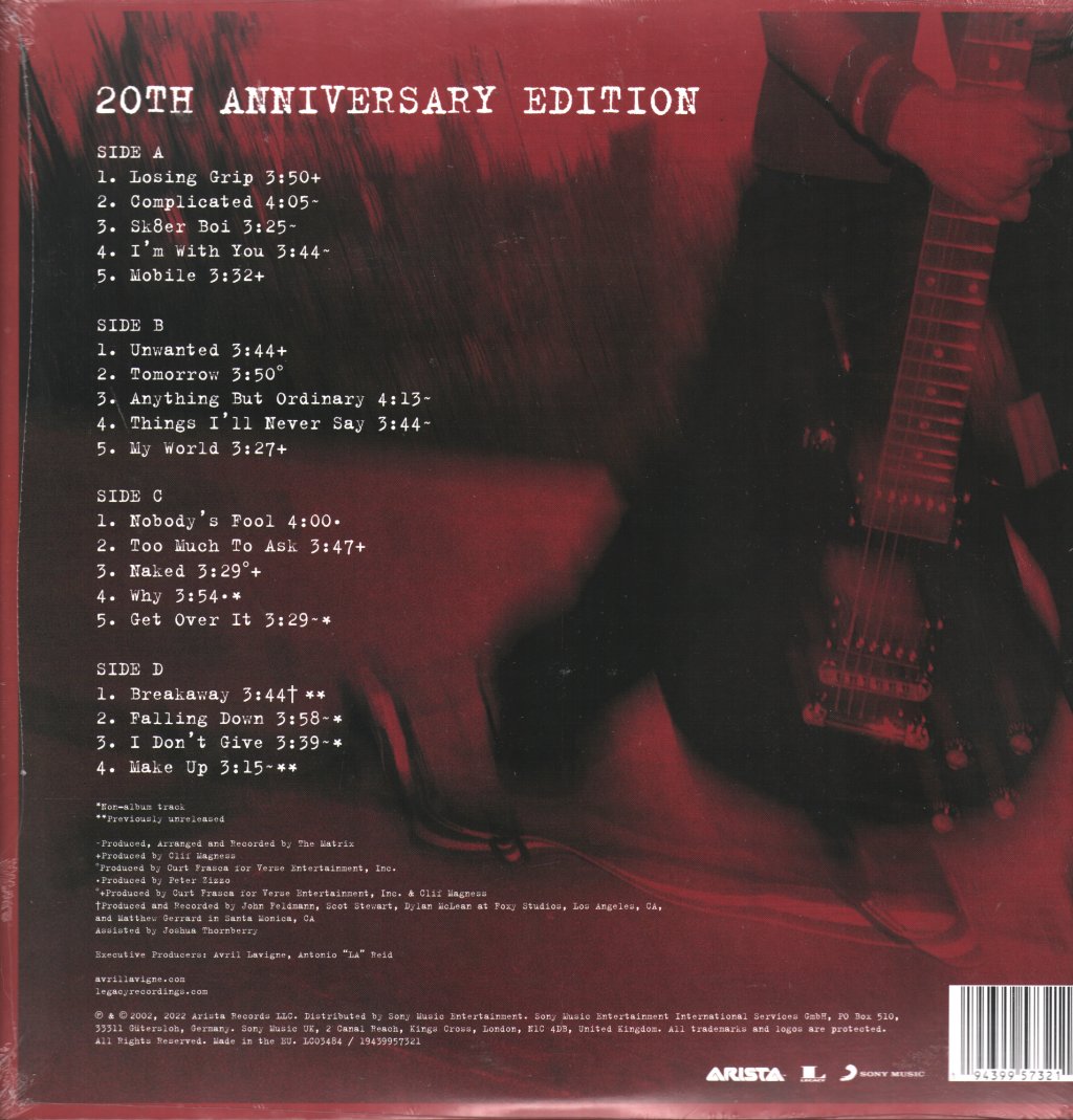 Avril Lavigne - Let Go - Double Lp