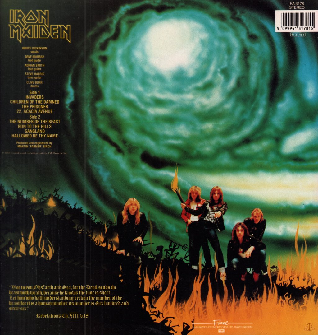 Iron Maiden - Number Of The Beast - Lp