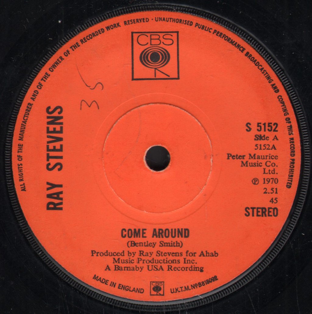 Ray Stevens - Come Around - 7 Inch