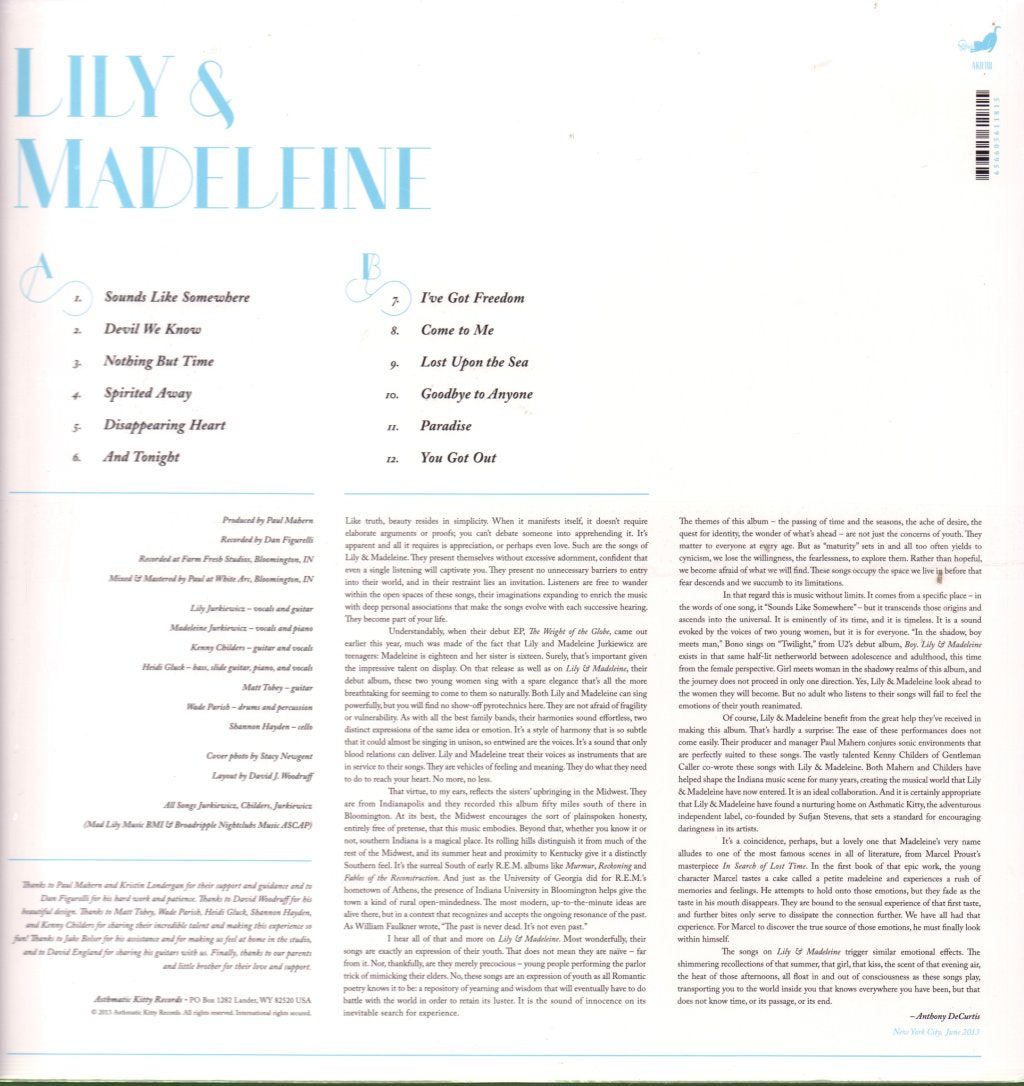 Lily And Madeleine - Lily & Madeleine - Lp