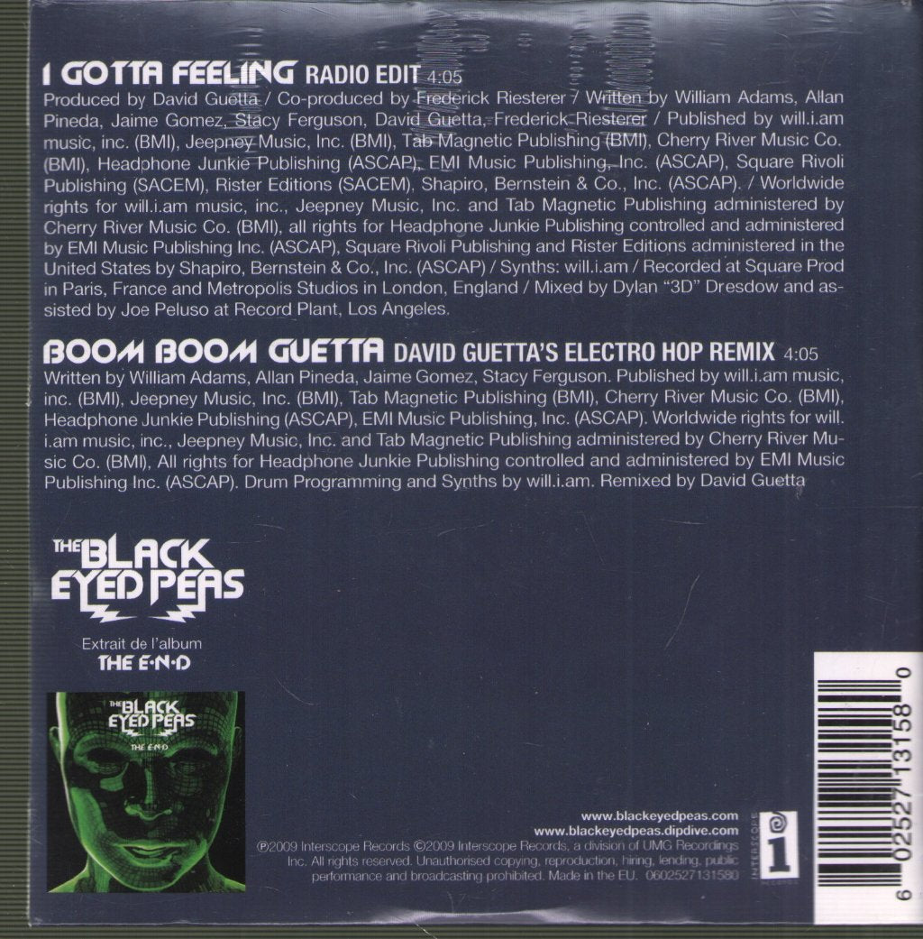 Black Eyed Peas - I Gotta Feeling - Cd