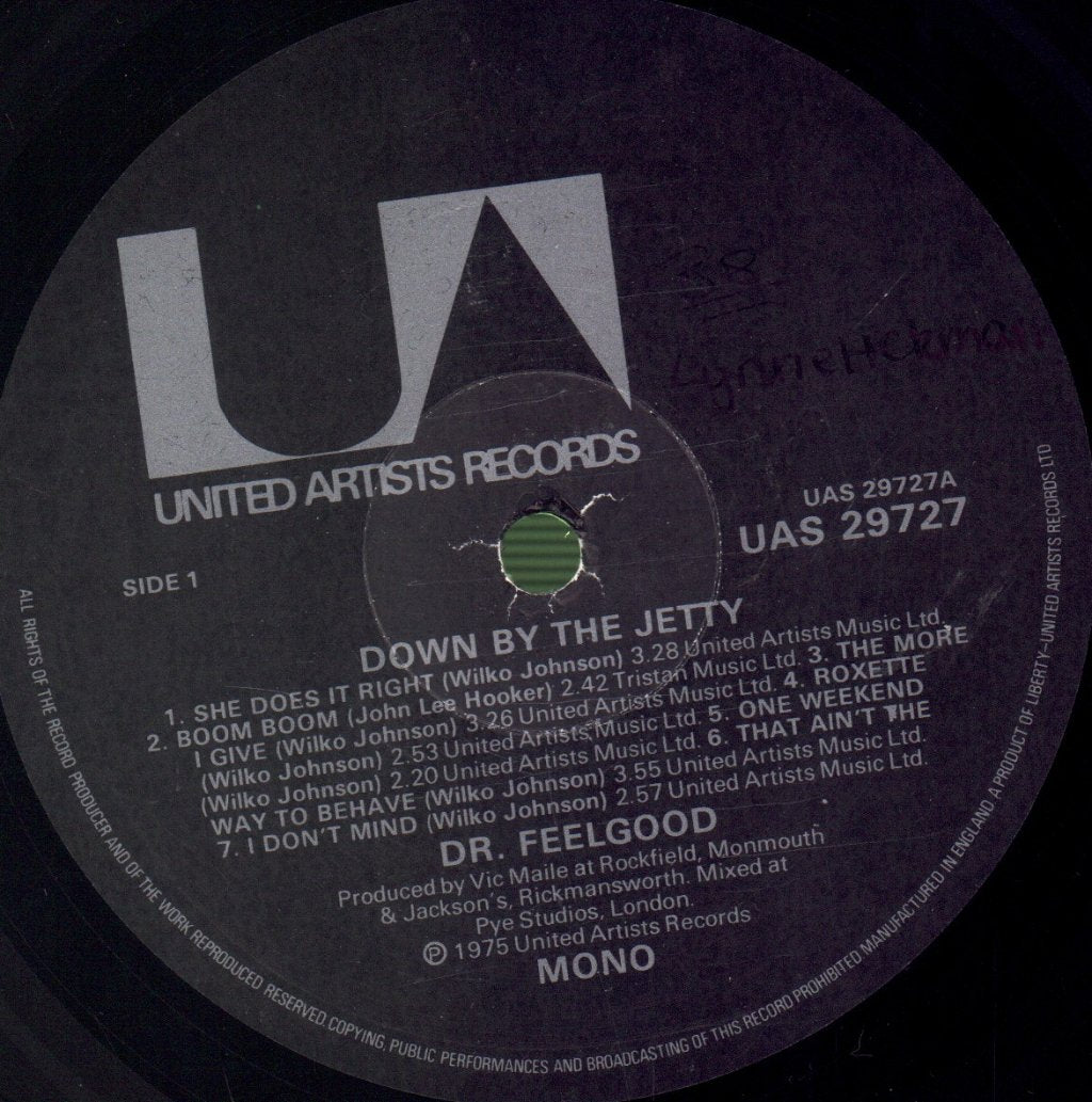 Dr. Feelgood - Down By The Jetty - Lp