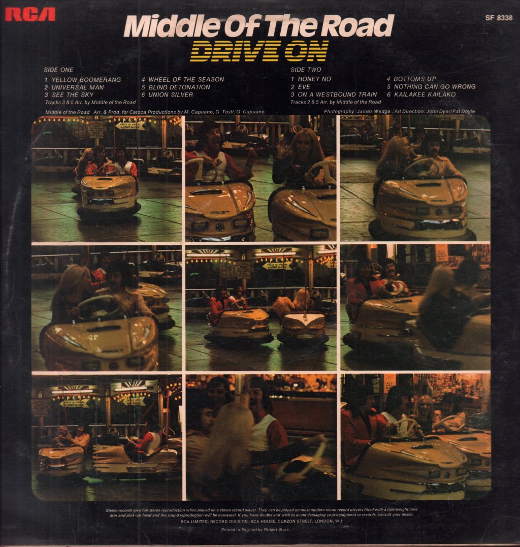 Middle Of The Road - Drive On - Lp