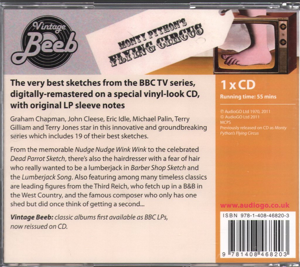 Monty Python - Monty Python's Flying Circus - Cd