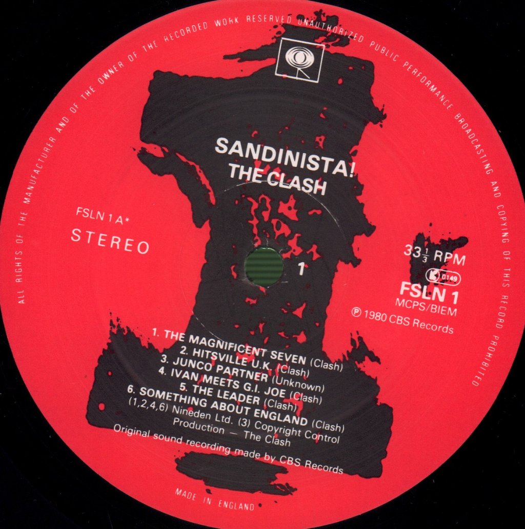 Clash - Sandinista - Triple Lp