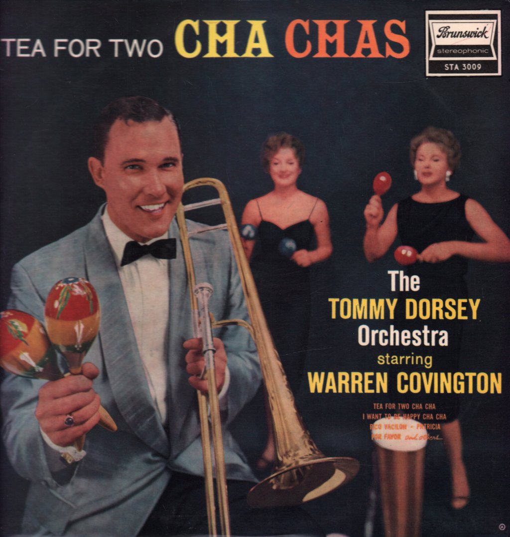 Tommy Dorsey Orchestra Starring Warren Covington - Tea For Two Cha Chas - Lp
