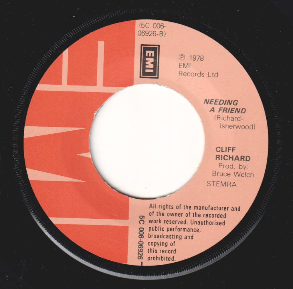 Cliff Richard - Green Light - 7 Inch
