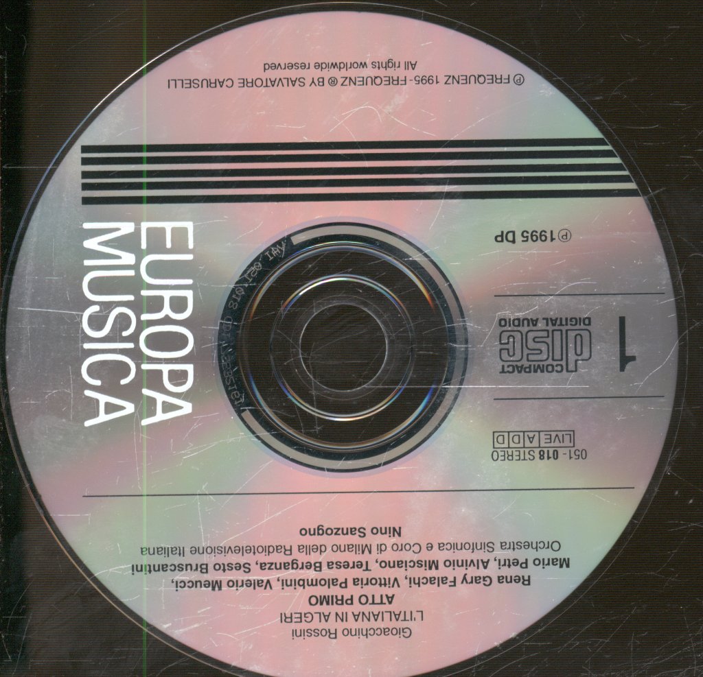Teresa Berganza / Nino Sanzogno - Rossini - L'Italiana In Algeri - Double Cd