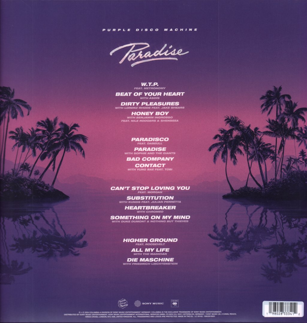 Purple Disco Machine - Paradise - Double Lp
