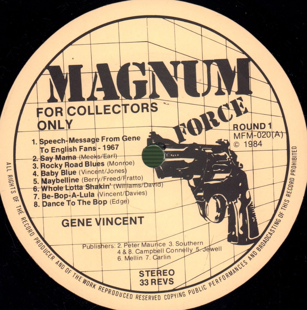 Gene Vincent - For Collectors Only - Lp