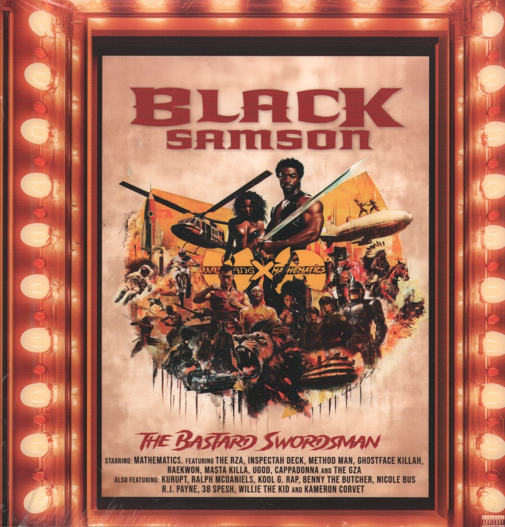 Wu-Tang Clan and Mathematics - Black Samson, The Bastard Swordsman: Wu-Tang, The Saga Continues Collection - Lp