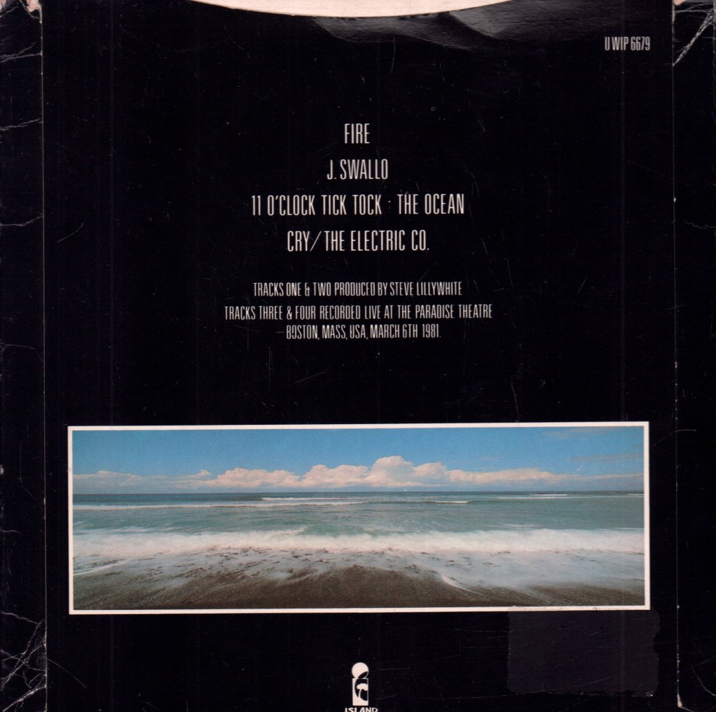 U2 - Fire - Double 7 Inch