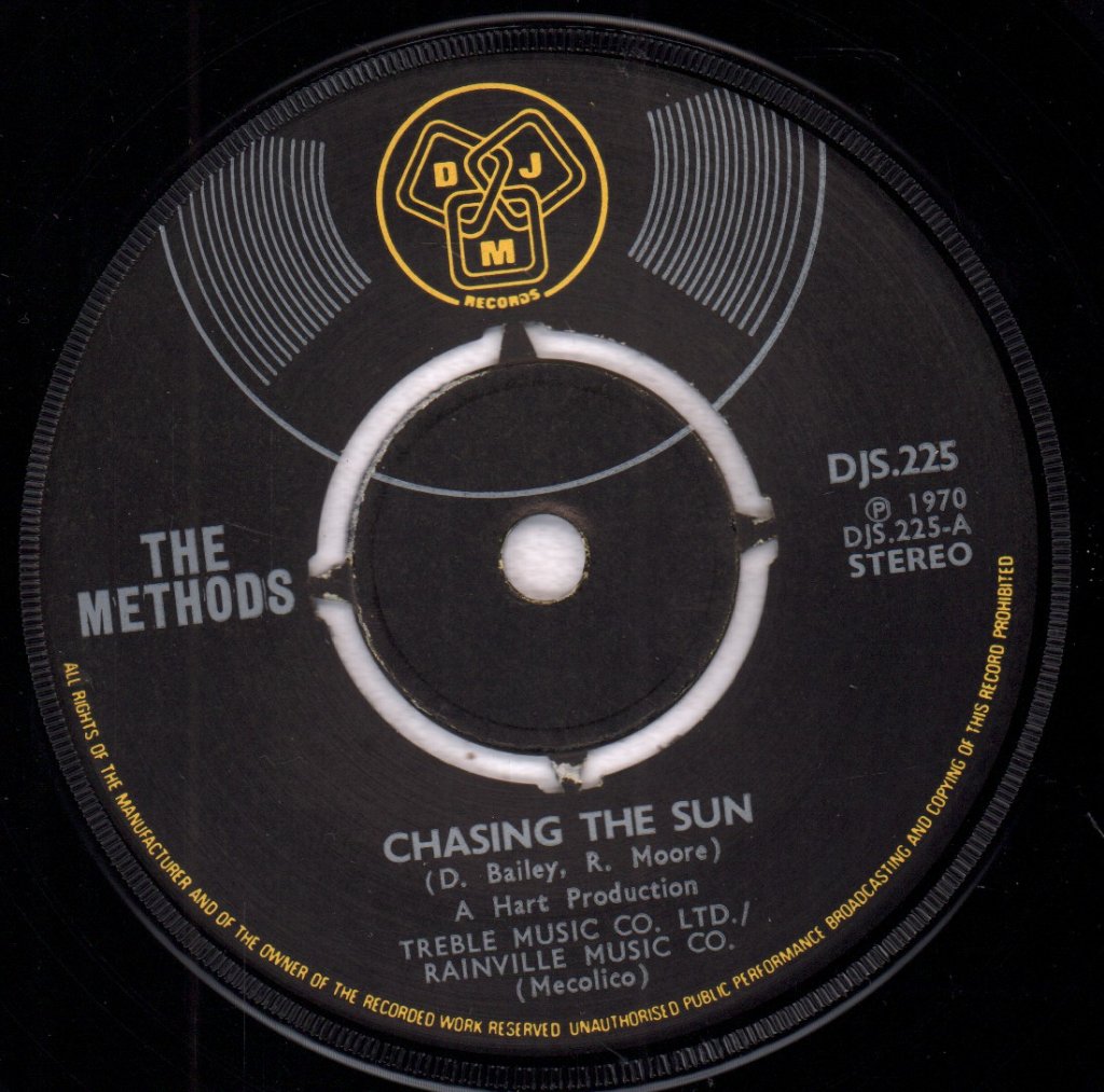methods (70s pop group) - Chasing The Sun - 7 Inch