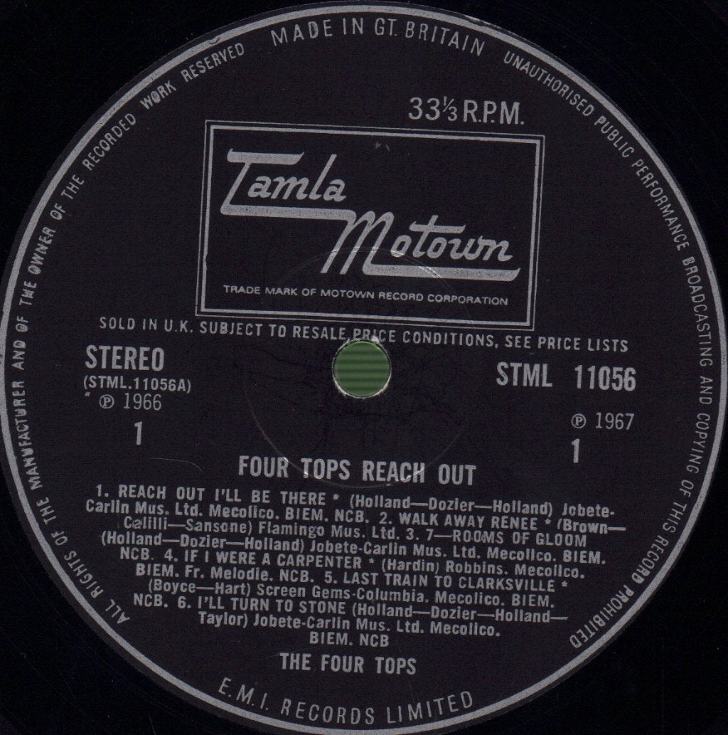Four Tops - Reach Out - Lp