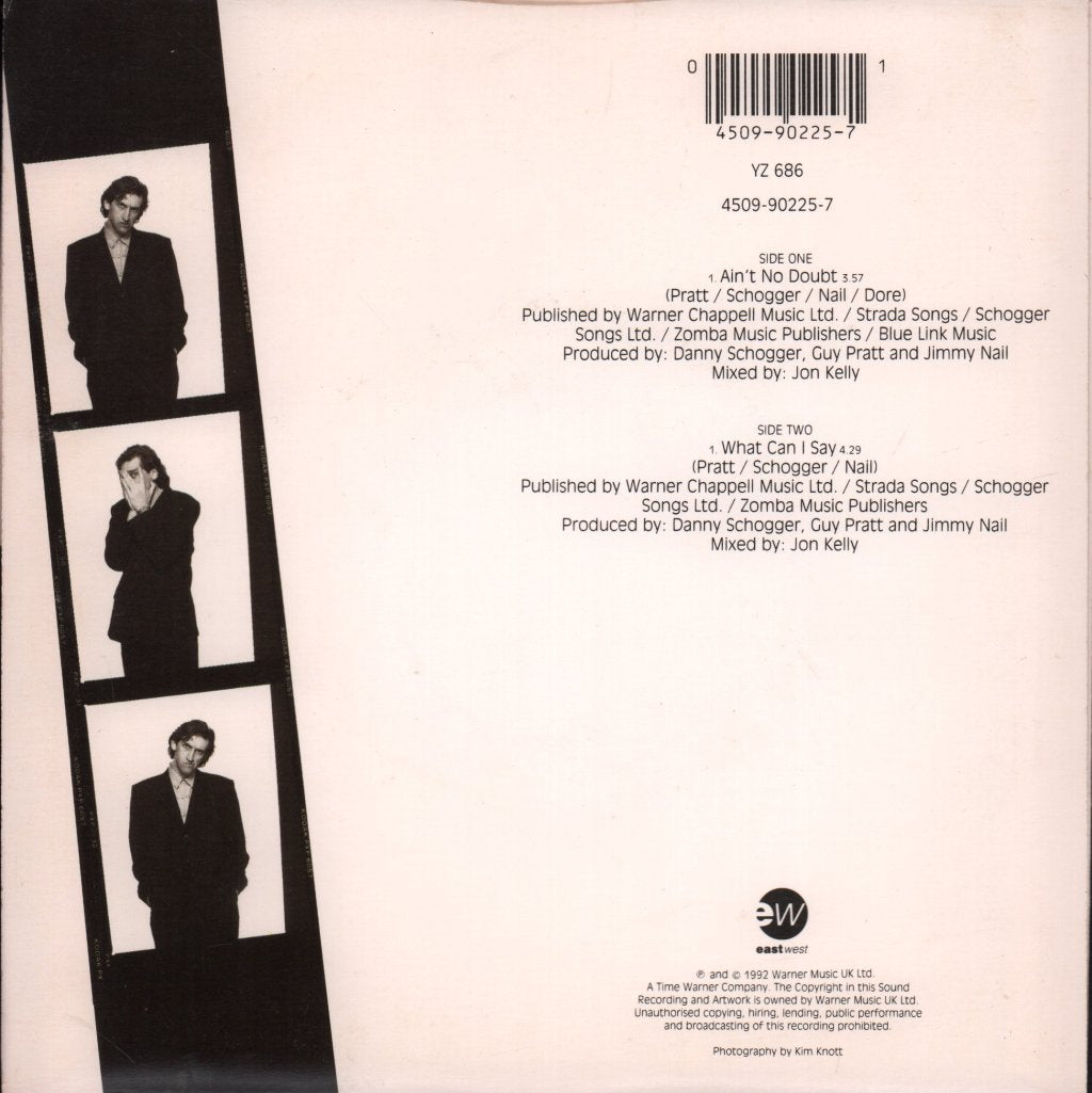 Jimmy Nail - Ain't No Doubt - 7 Inch