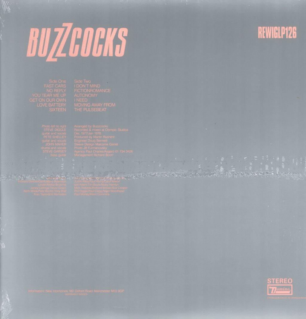 Buzzcocks - Another Music In A Different Kitchen - Lp