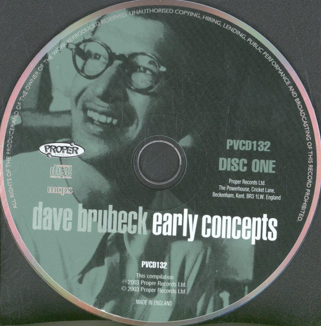 Dave Brubeck - Early Concepts - Double Cd