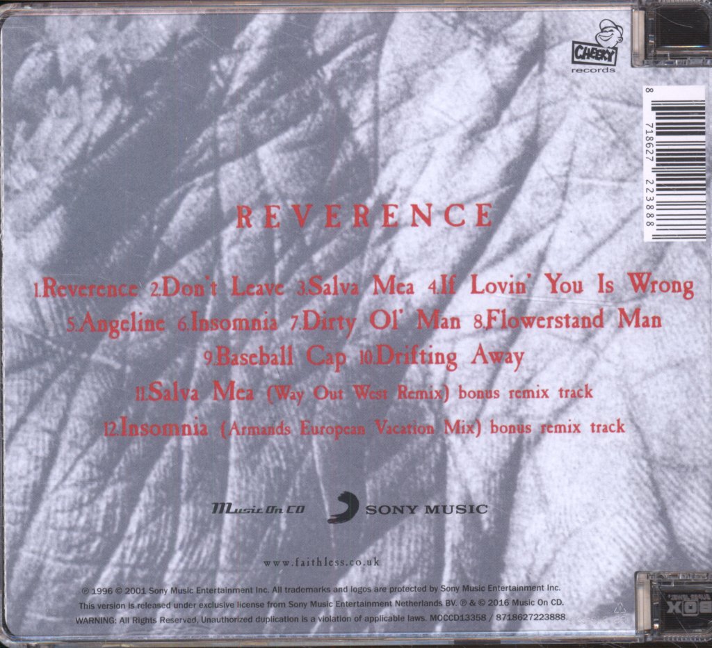 Faithless - Reverence - Cd