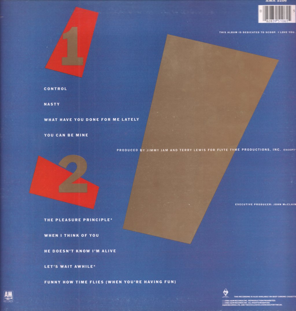 Janet Jackson - Control - Lp