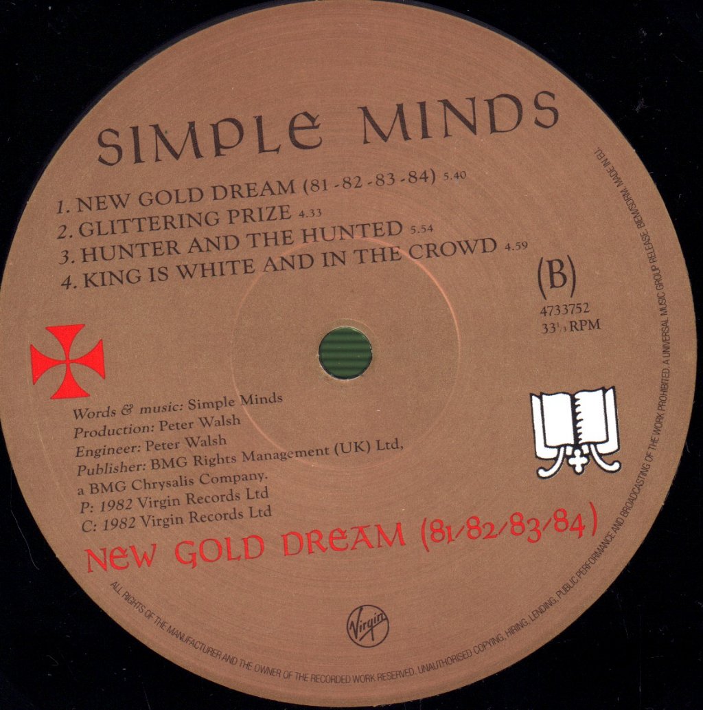 Simple Minds - New Gold Dream - Lp