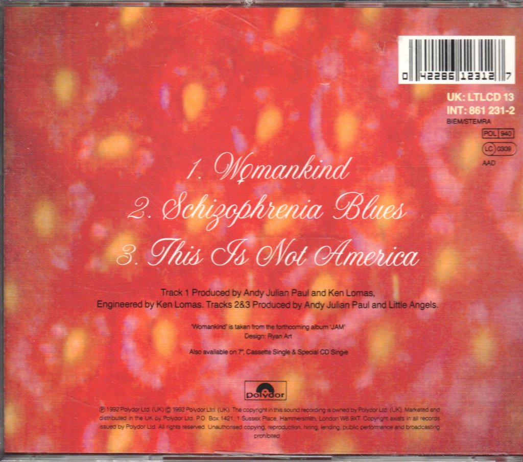 Little Angels - Womankind - Cd