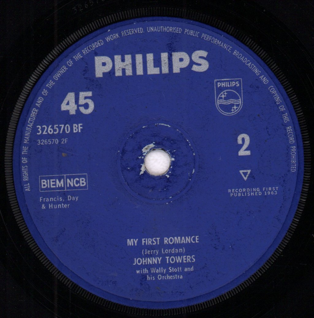Johnny Towers - This Kind Of Love - 7 Inch