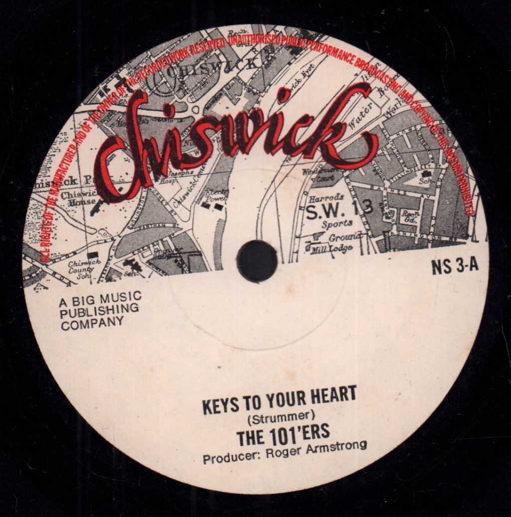 101'Ers - Keys To Your Heart - 7 Inch